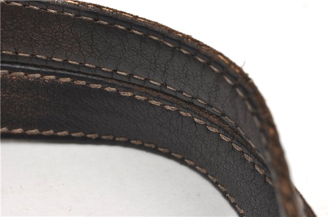 Authentic GUCCI Positano Shoulder Tote Bag GG Canvas Leather 153033 Beige 1244G