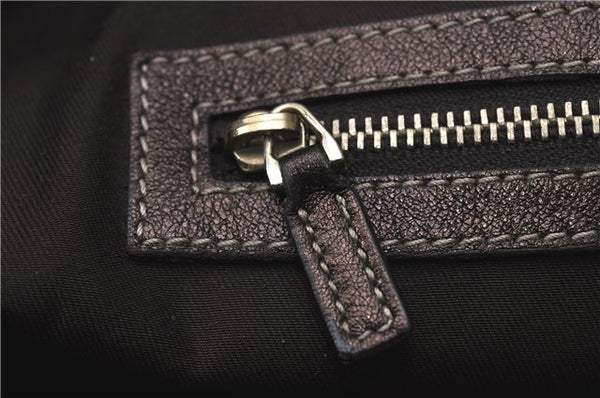 Authentic GUCCI Positano Shoulder Tote Bag GG Canvas Leather 153033 Beige 1244G