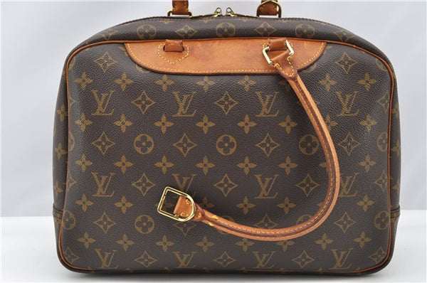 Authentic Louis Vuitton Monogram Deauville Hand Bag M47270 LV Junk 1245G