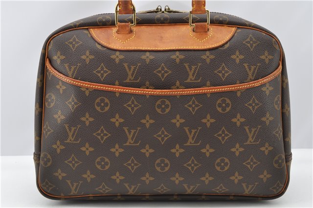Authentic Louis Vuitton Monogram Deauville Hand Bag M47270 LV Junk 1245G