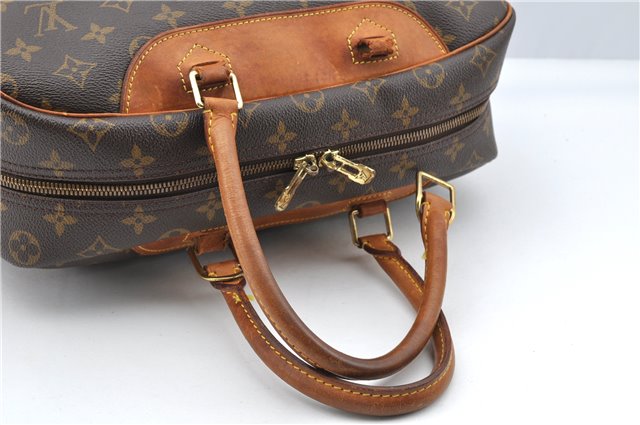 Authentic Louis Vuitton Monogram Deauville Hand Bag M47270 LV Junk 1245G