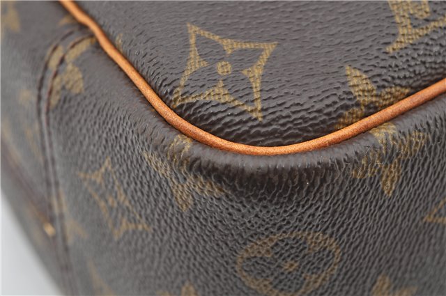 Authentic Louis Vuitton Monogram Deauville Hand Bag M47270 LV Junk 1245G