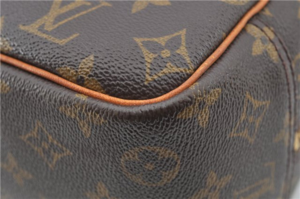 Authentic Louis Vuitton Monogram Deauville Hand Bag M47270 LV Junk 1245G