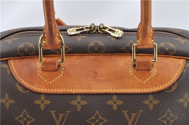 Authentic Louis Vuitton Monogram Deauville Hand Bag M47270 LV Junk 1245G