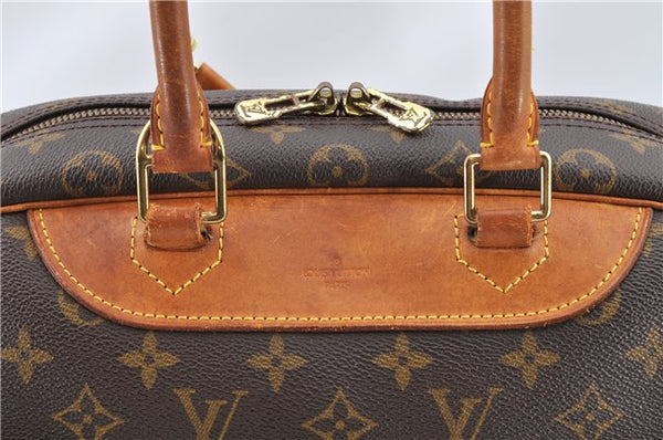 Authentic Louis Vuitton Monogram Deauville Hand Bag M47270 LV Junk 1245G