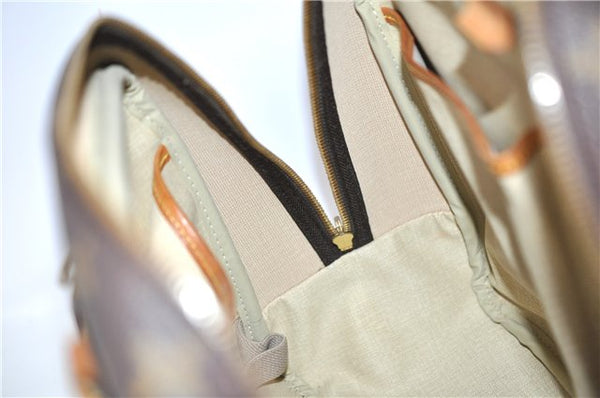 Authentic Louis Vuitton Monogram Deauville Hand Bag M47270 LV Junk 1245G