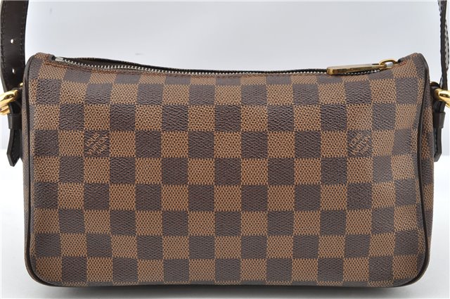 Authentic Louis Vuitton Damier Ravello GM Shoulder Cross Bag N60006 LV 1246G