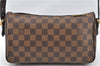 Authentic Louis Vuitton Damier Ravello GM Shoulder Cross Bag N60006 LV 1246G