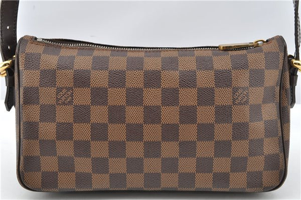 Authentic Louis Vuitton Damier Ravello GM Shoulder Cross Bag N60006 LV 1246G