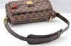 Authentic Louis Vuitton Damier Ravello GM Shoulder Cross Bag N60006 LV 1246G