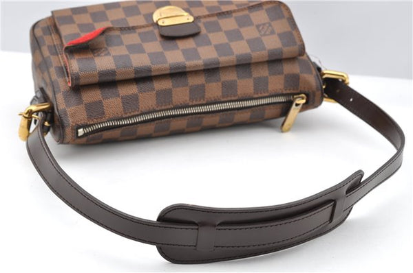Authentic Louis Vuitton Damier Ravello GM Shoulder Cross Bag N60006 LV 1246G