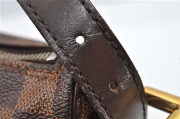 Authentic Louis Vuitton Damier Ravello GM Shoulder Cross Bag N60006 LV 1246G