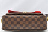 Authentic Louis Vuitton Damier Ravello GM Shoulder Cross Bag N60006 LV 1246G