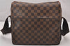 Authentic Louis Vuitton Damier Naviglio Shoulder Cross Body Bag N45255 LV 1246I