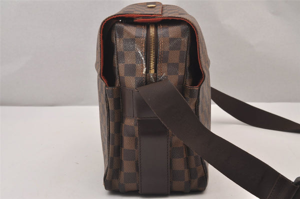 Authentic Louis Vuitton Damier Naviglio Shoulder Cross Body Bag N45255 LV 1246I
