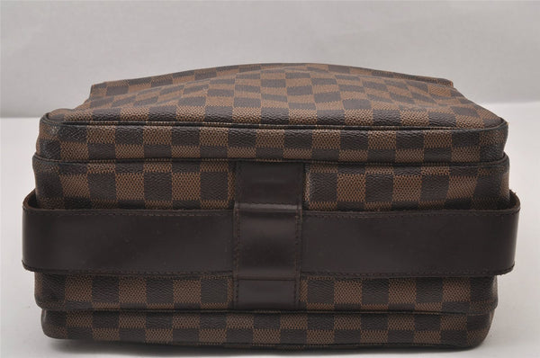 Authentic Louis Vuitton Damier Naviglio Shoulder Cross Body Bag N45255 LV 1246I