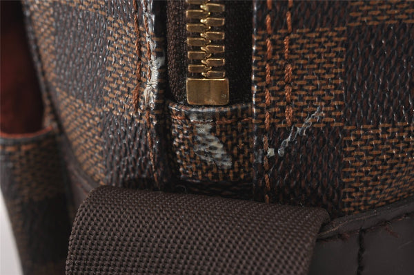 Authentic Louis Vuitton Damier Naviglio Shoulder Cross Body Bag N45255 LV 1246I