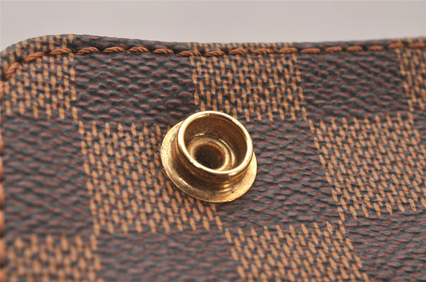 Authentic Louis Vuitton Damier Naviglio Shoulder Cross Body Bag N45255 LV 1246I