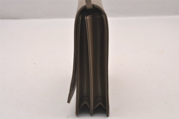 Authentic Louis Vuitton Epi Biarritz Shoulder Bag Purse Gray M5293C LV 1247I