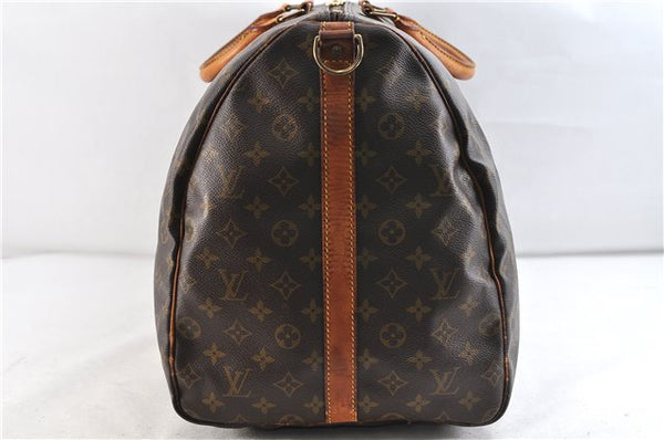 Auth Louis Vuitton Monogram Keepall Bandouliere 60 Boston Bag M41412 LV 1248D