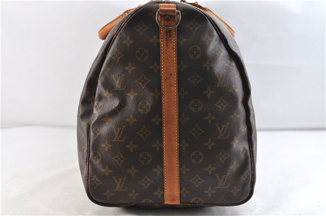 Auth Louis Vuitton Monogram Keepall Bandouliere 60 Boston Bag M41412 LV 1248D