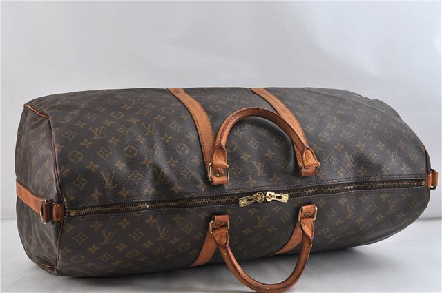 Auth Louis Vuitton Monogram Keepall Bandouliere 60 Boston Bag M41412 LV 1248D