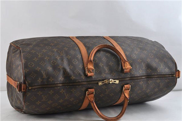 Auth Louis Vuitton Monogram Keepall Bandouliere 60 Boston Bag M41412 LV 1248D