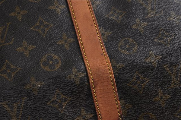 Auth Louis Vuitton Monogram Keepall Bandouliere 60 Boston Bag M41412 LV 1248D