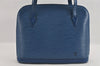 Authentic Louis Vuitton Epi Lussac Shoulder Tote Bag Blue M52285 LV 1248I