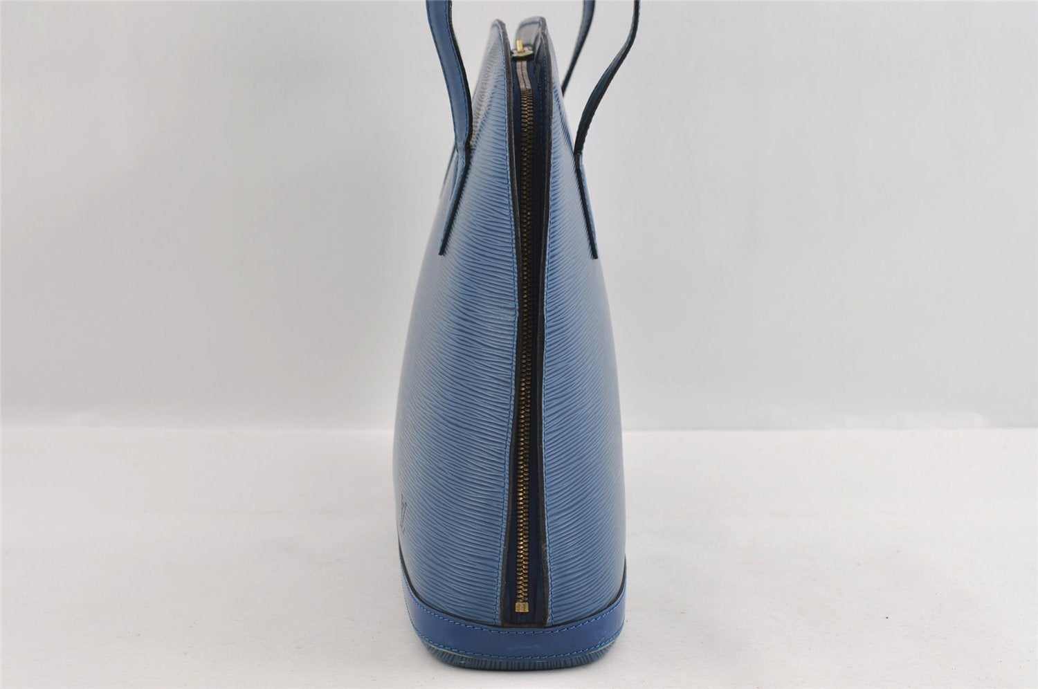 Authentic Louis Vuitton Epi Lussac Shoulder Tote Bag Blue M52285 LV 1248I