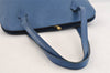 Authentic Louis Vuitton Epi Lussac Shoulder Tote Bag Blue M52285 LV 1248I