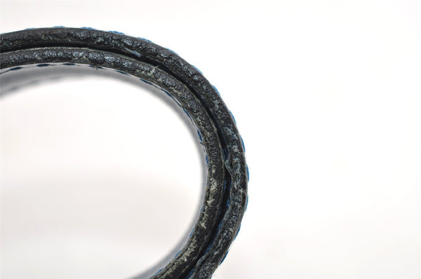 Authentic Louis Vuitton Epi Lussac Shoulder Tote Bag Blue M52285 LV 1248I