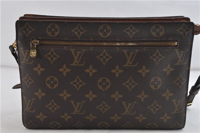 Authentic Louis Vuitton Monogram Enghien Shoulder Cross Bag M51205 LV 1249D