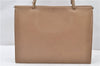 Authentic GUCCI Vintage Shoulder Tote Bag Purse Leather 0021047 Beige 1249G