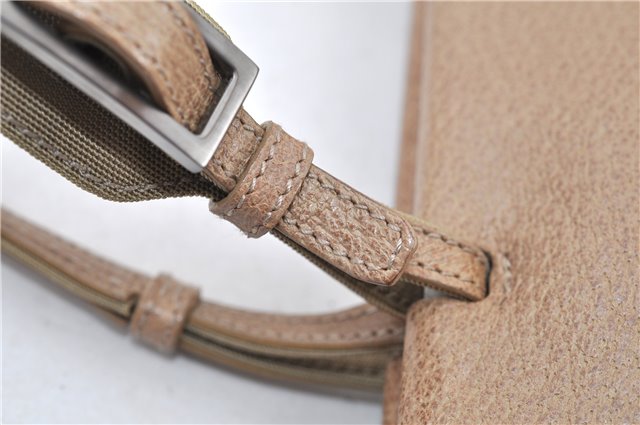 Authentic GUCCI Vintage Shoulder Tote Bag Purse Leather 0021047 Beige 1249G