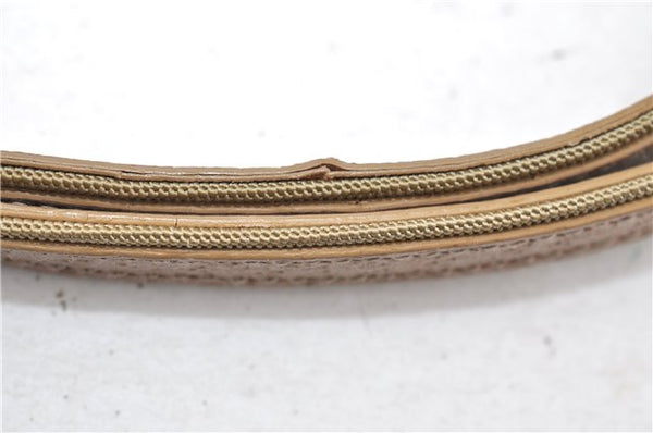 Authentic GUCCI Vintage Shoulder Tote Bag Purse Leather 0021047 Beige 1249G