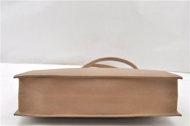 Authentic GUCCI Vintage Shoulder Tote Bag Purse Leather 0021047 Beige 1249G