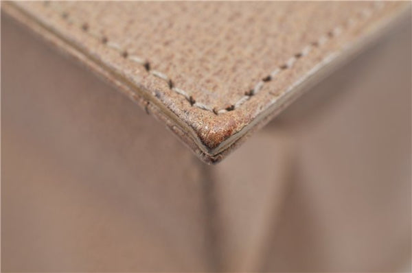 Authentic GUCCI Vintage Shoulder Tote Bag Purse Leather 0021047 Beige 1249G