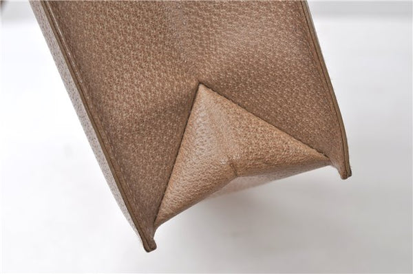 Authentic GUCCI Vintage Shoulder Tote Bag Purse Leather 0021047 Beige 1249G