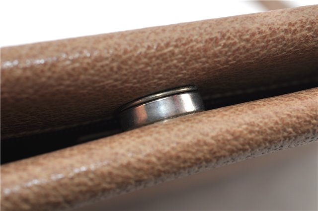 Authentic GUCCI Vintage Shoulder Tote Bag Purse Leather 0021047 Beige 1249G