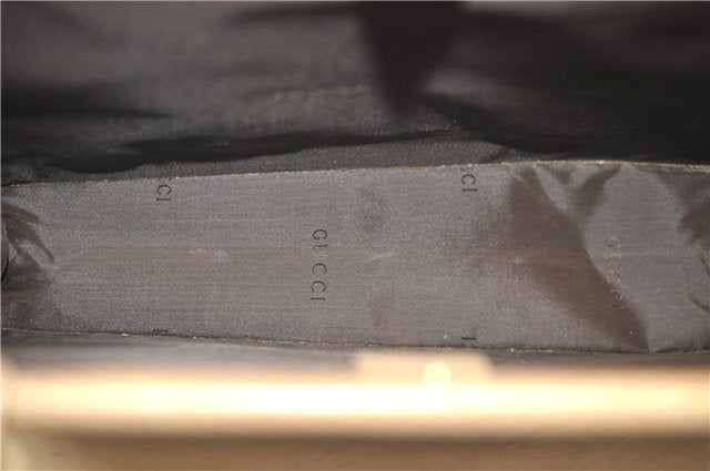 Authentic GUCCI Vintage Shoulder Tote Bag Purse Leather 0021047 Beige 1249G