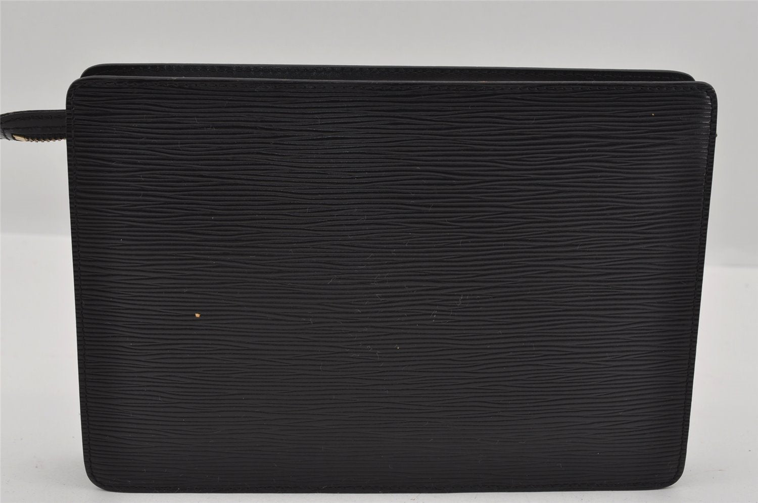 Authentic Louis Vuitton Epi Pochette Homme Clutch Hand Bag Black M52522 LV 1249I