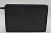 Authentic Louis Vuitton Epi Pochette Homme Clutch Hand Bag Black M52522 LV 1249I