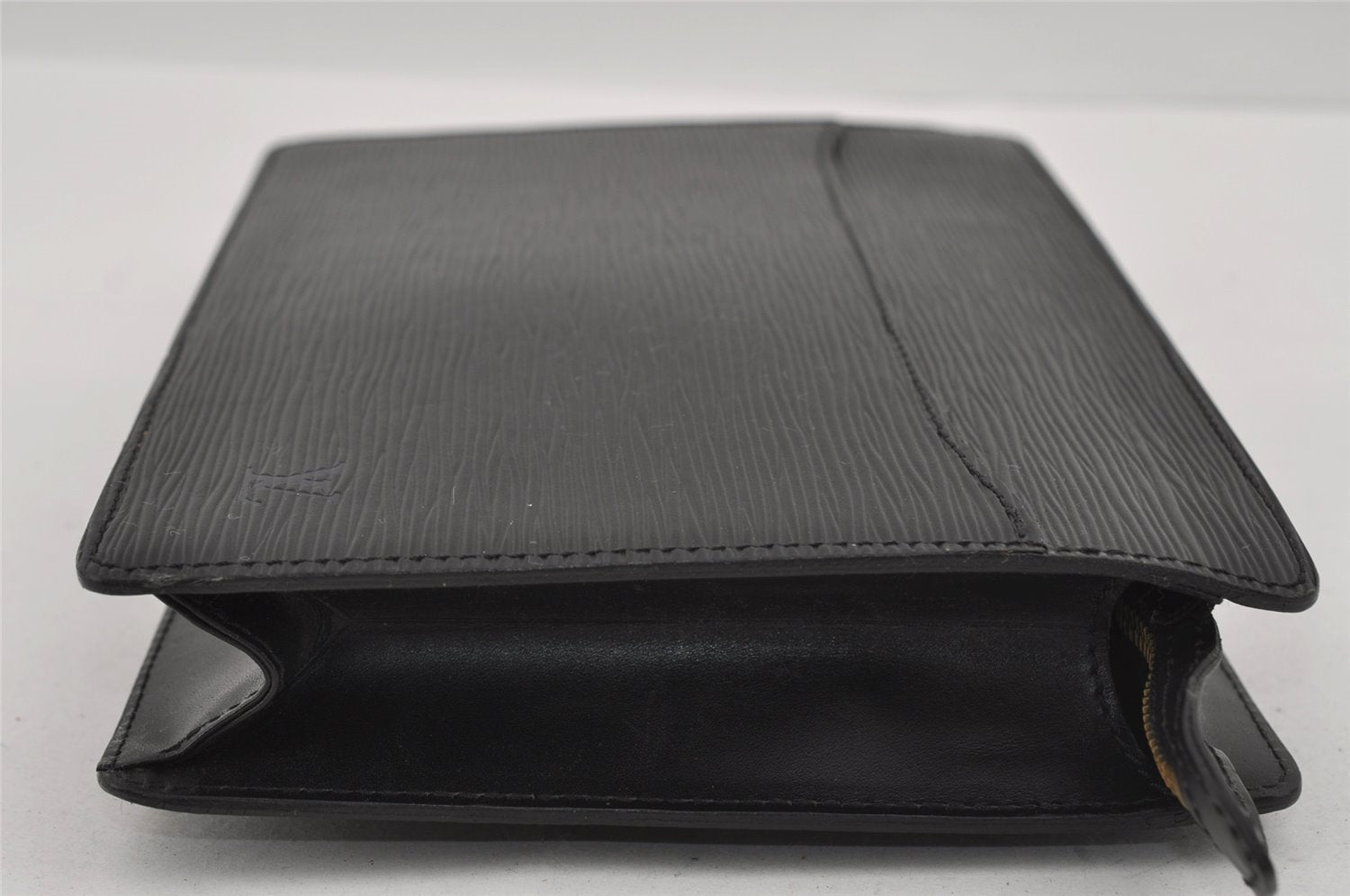 Authentic Louis Vuitton Epi Pochette Homme Clutch Hand Bag Black M52522 LV 1249I