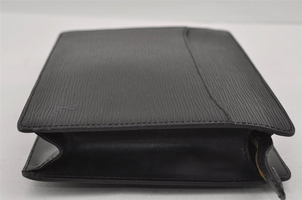 Authentic Louis Vuitton Epi Pochette Homme Clutch Hand Bag Black M52522 LV 1249I