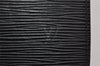 Authentic Louis Vuitton Epi Pochette Homme Clutch Hand Bag Black M52522 LV 1249I
