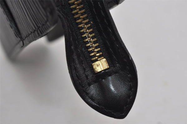 Authentic Louis Vuitton Epi Pochette Homme Clutch Hand Bag Black M52522 LV 1249I