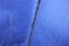 Authentic GUCCI Sherry Line Shoulder Tote Bag GG PVC Leather Navy Blue 1250G