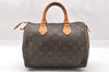 Authentic Louis Vuitton Monogram Speedy 25 Boston Hand Bag M41528 LV 1250I