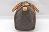 Authentic Louis Vuitton Monogram Speedy 25 Boston Hand Bag M41528 LV 1250I